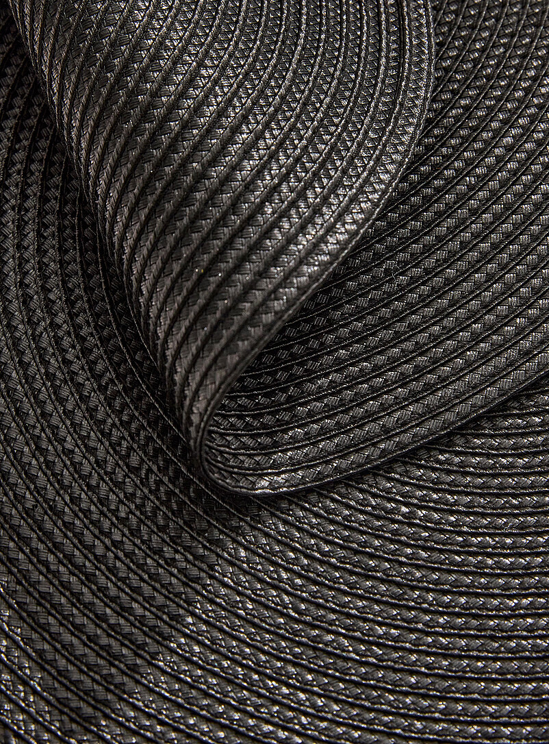 Simons Maison Black Monochrome braided placemats Set of 4