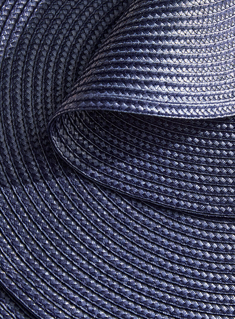 Simons Maison: Les napperons tress&eacute;s monochromes Ensemble de 4 Bleu marine - Bleu nuit