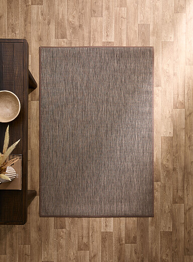 Simons Maison Brown Warm hues woven vinyl rug 120 x 180 cm