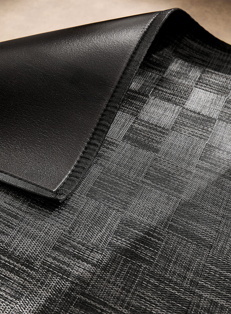 Dark checkerboard vinyl mat See available sizes product image 2