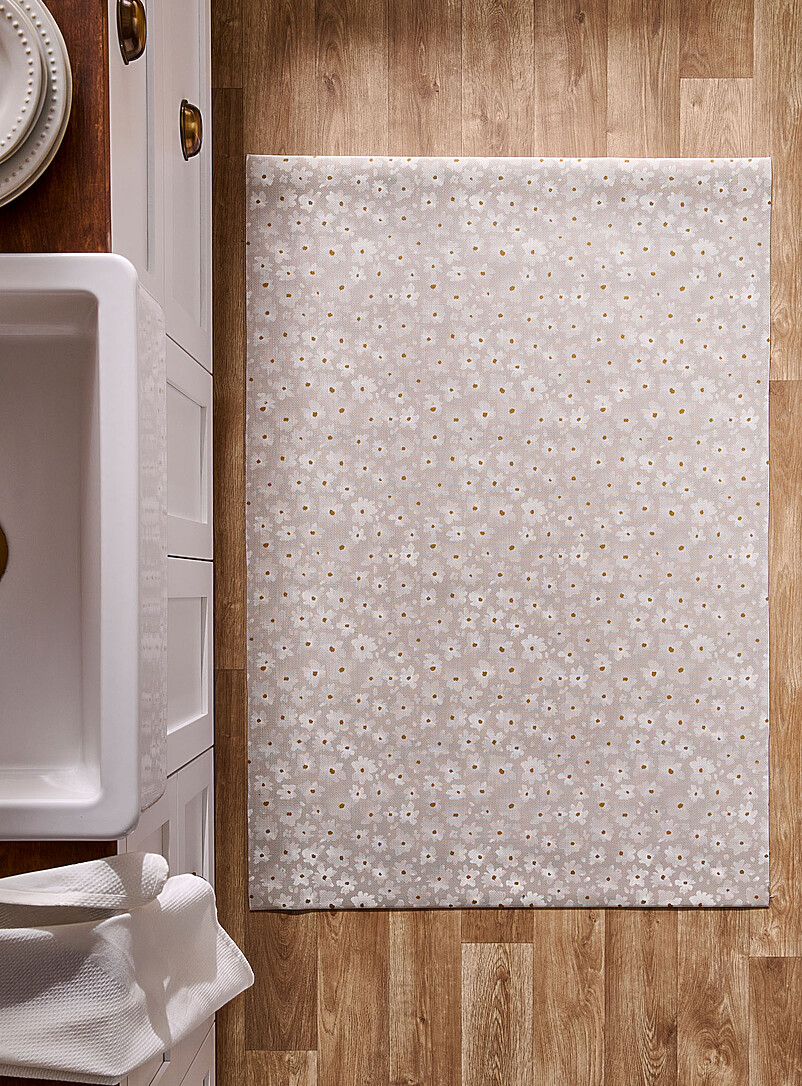 Daisies woven vinyl rug 90 x 130 cm product image (primary)
