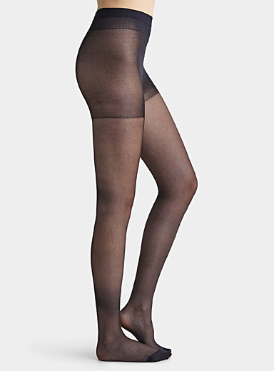 Silks Black Graded compression pantyhose 40 denier - Semi-transparent for women