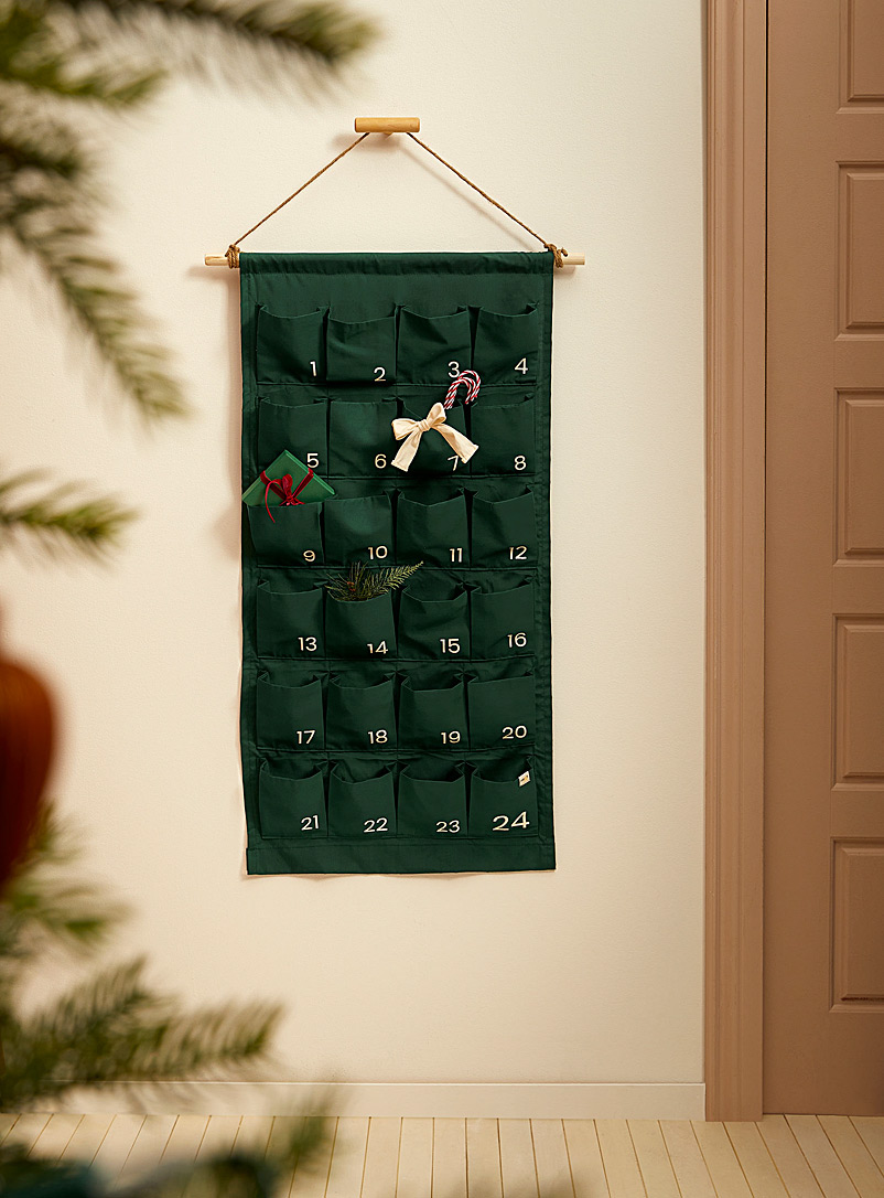 Next Chance Green Reclaimed fabric advent calendar