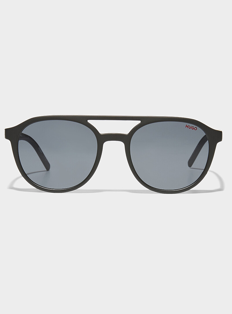 Double-bridge round sunglasses product image (primary)