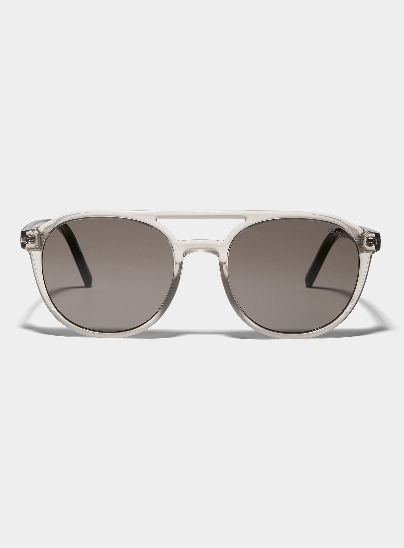 HUGO - Men's Double-bridge round sunglasses