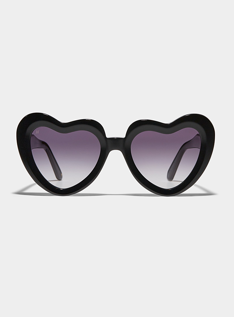 Jimmy Fairly: Les lunettes de soleil Cœur Noir pour femme