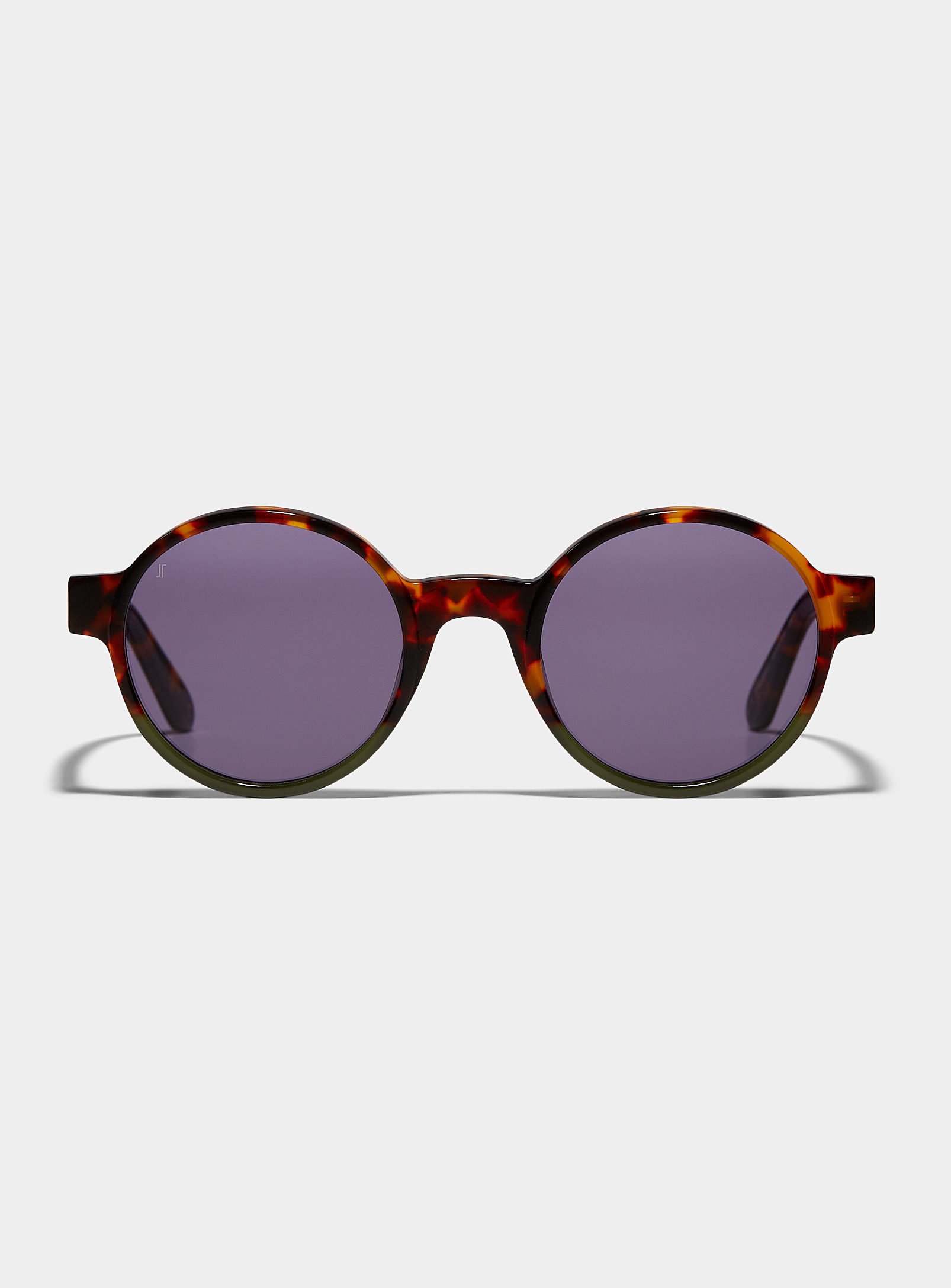 Jimmy Fairly Gadjo Round Sunglasses In Medium Brown