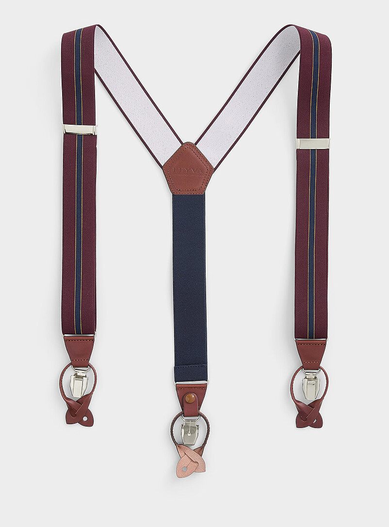Preppy-stripe suspenders product image 2
