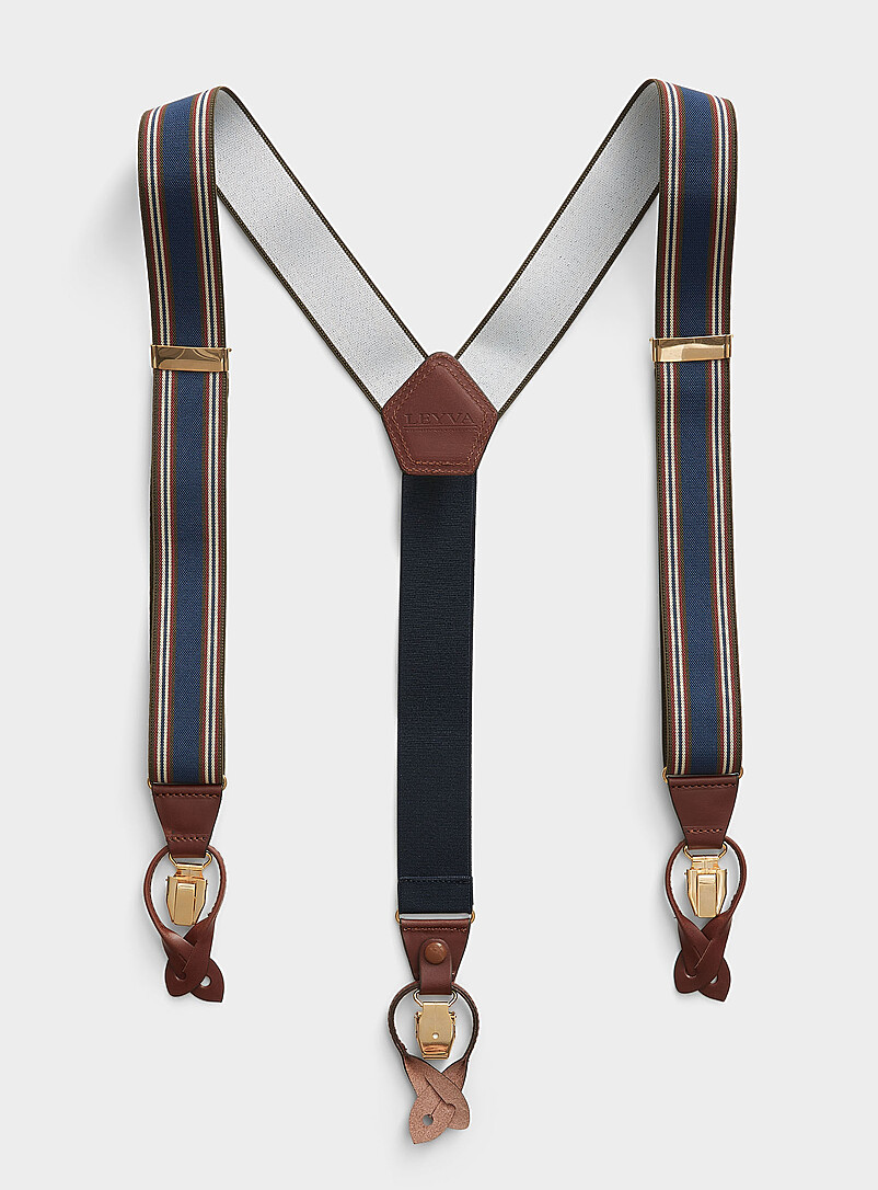 Heritage stripe suspenders product image 2