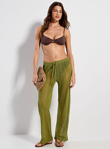 Le pantalon fin crochet