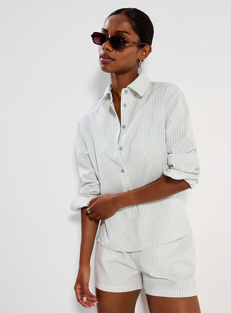 Seersucker striped shirt product image 2