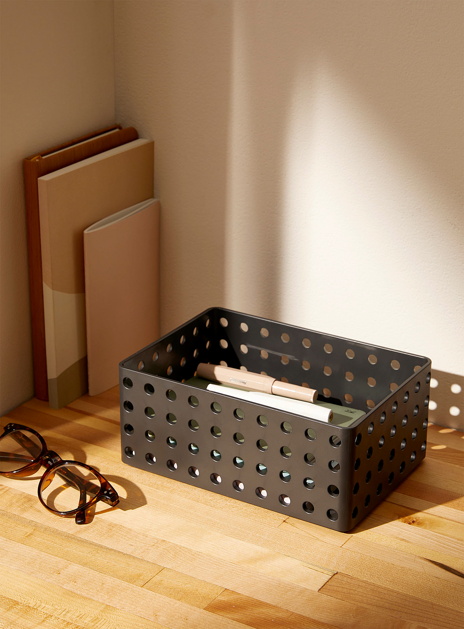 Simons Maison - Recycled plastic openwork storage basket