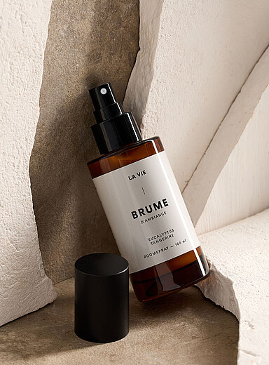 Atelier LA VIE apothicaire: La brume d'ambiance eucalyptus et tangerine Eucalyptus et tangerine