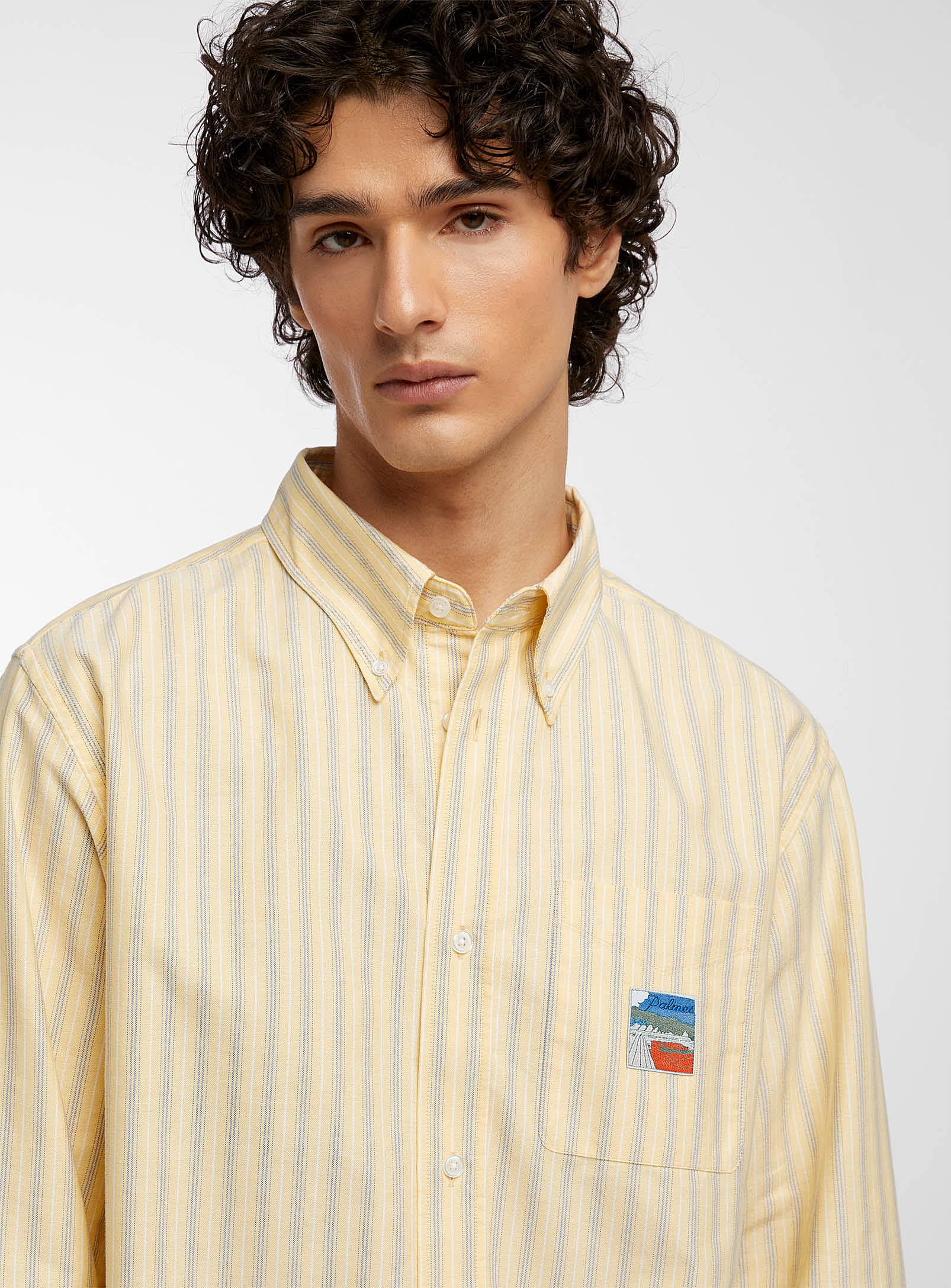 Palmes - Men's Deuce striped Oxford shirt
