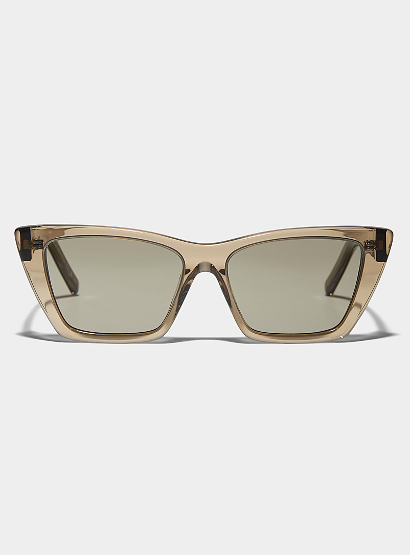 Saint Laurent Black Mica cat-eye sunglasses for women