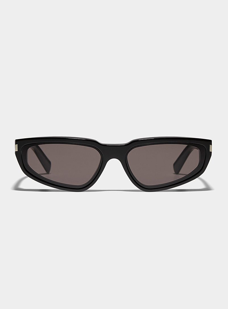 Saint Laurent Black Nova angular sunglasses for women