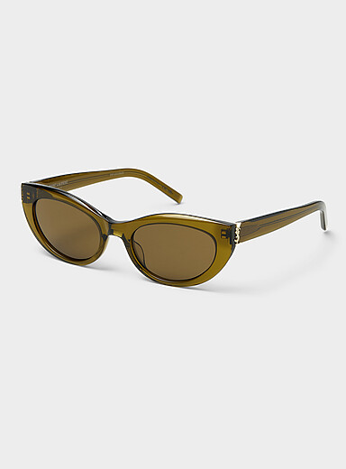 Oval cat-eye sunglasses