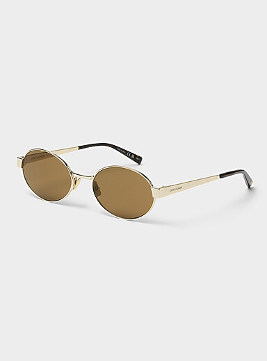 Lunettes De Soleil Roberto Capucci Ovales Métal 57mm - NOS, Italie, Protection UV400