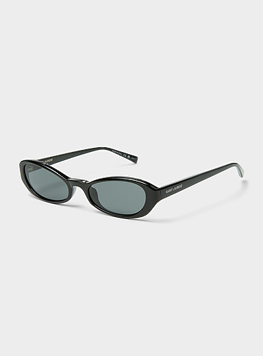 Ultra-narrow cat-eye sunglasses