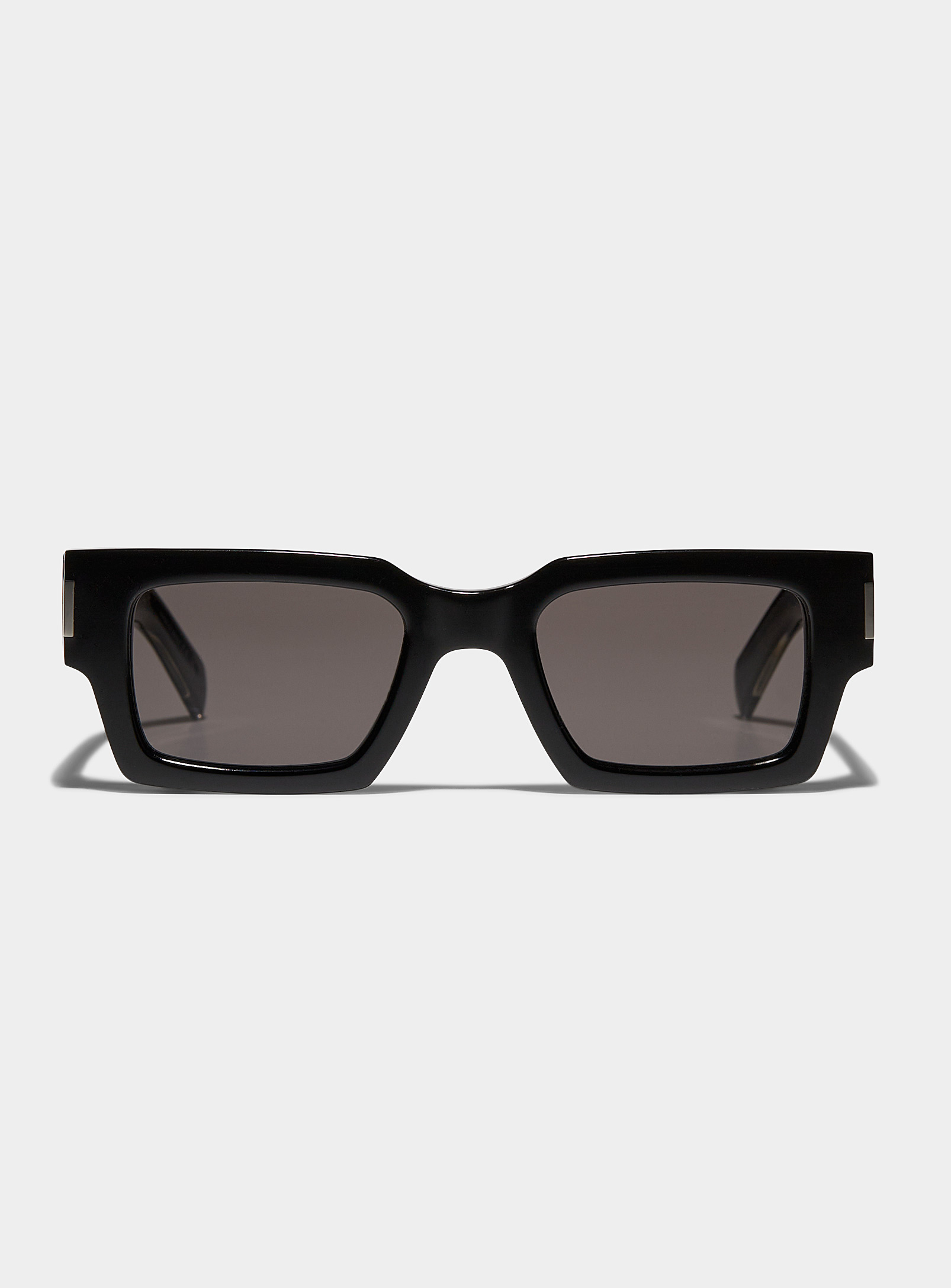 Saint Laurent - Dual-material temples square sunglasses