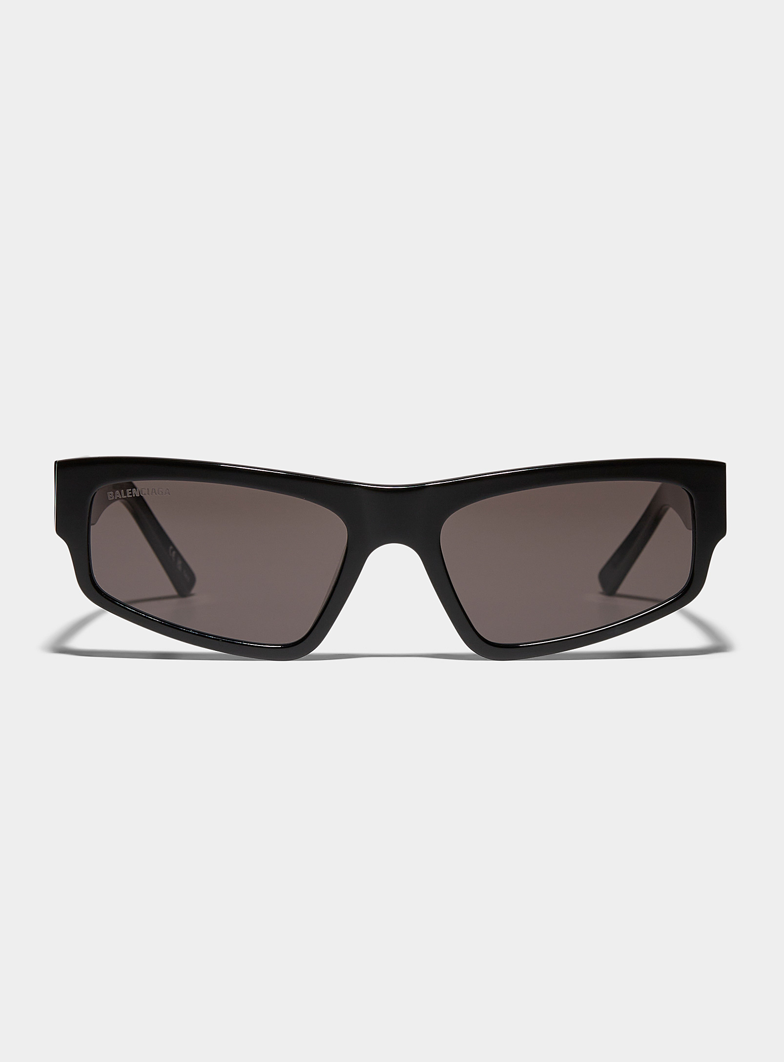 Balenciaga Narrow Cat-eye Sunglasses In Black