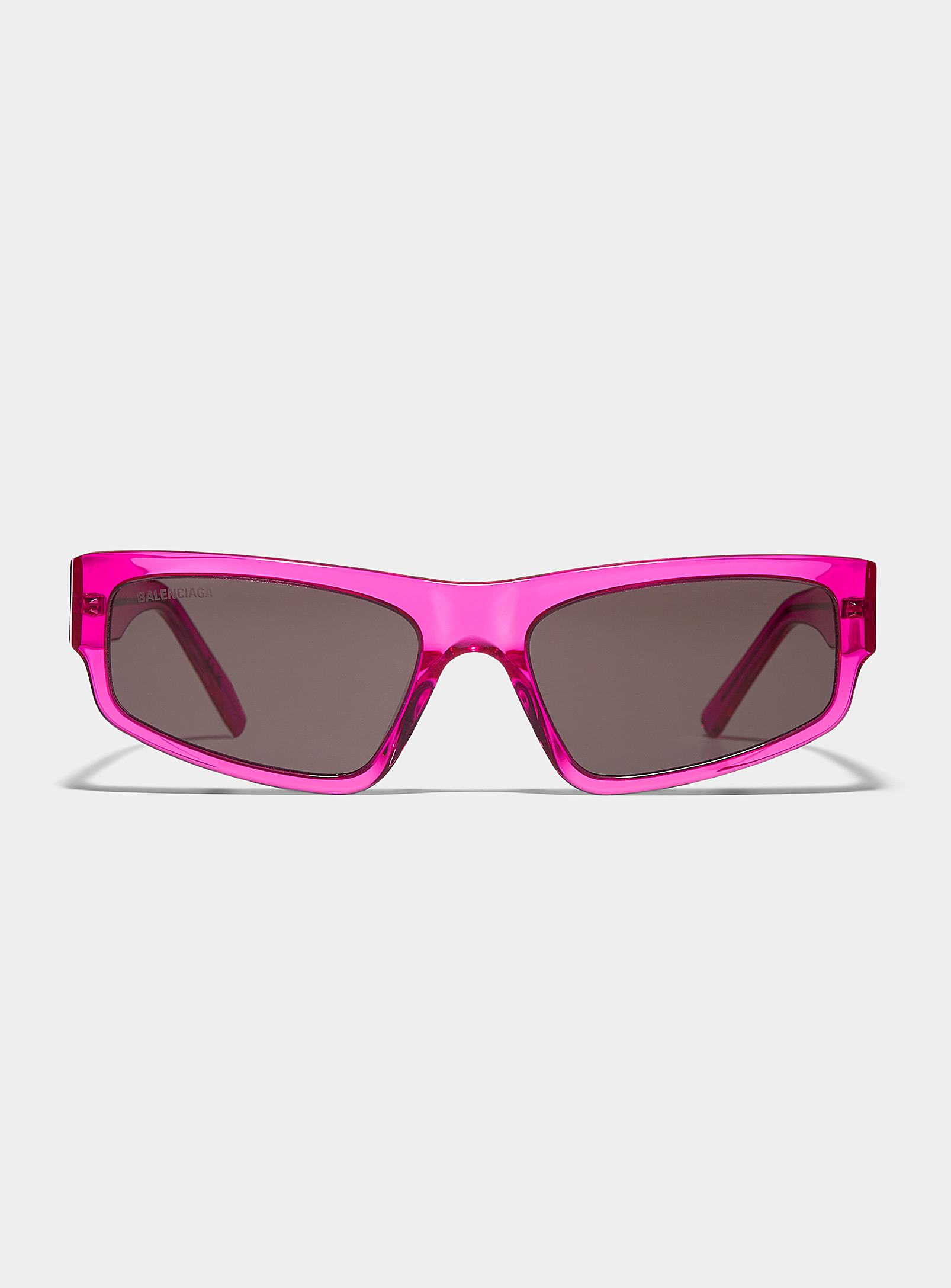 Balenciaga Narrow Cat-eye Sunglasses In Pink