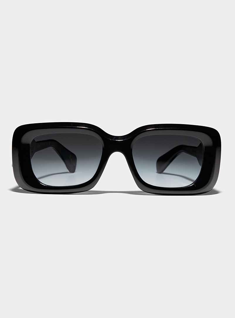 Chloé Black Gayia rectangular sunglasses for women
