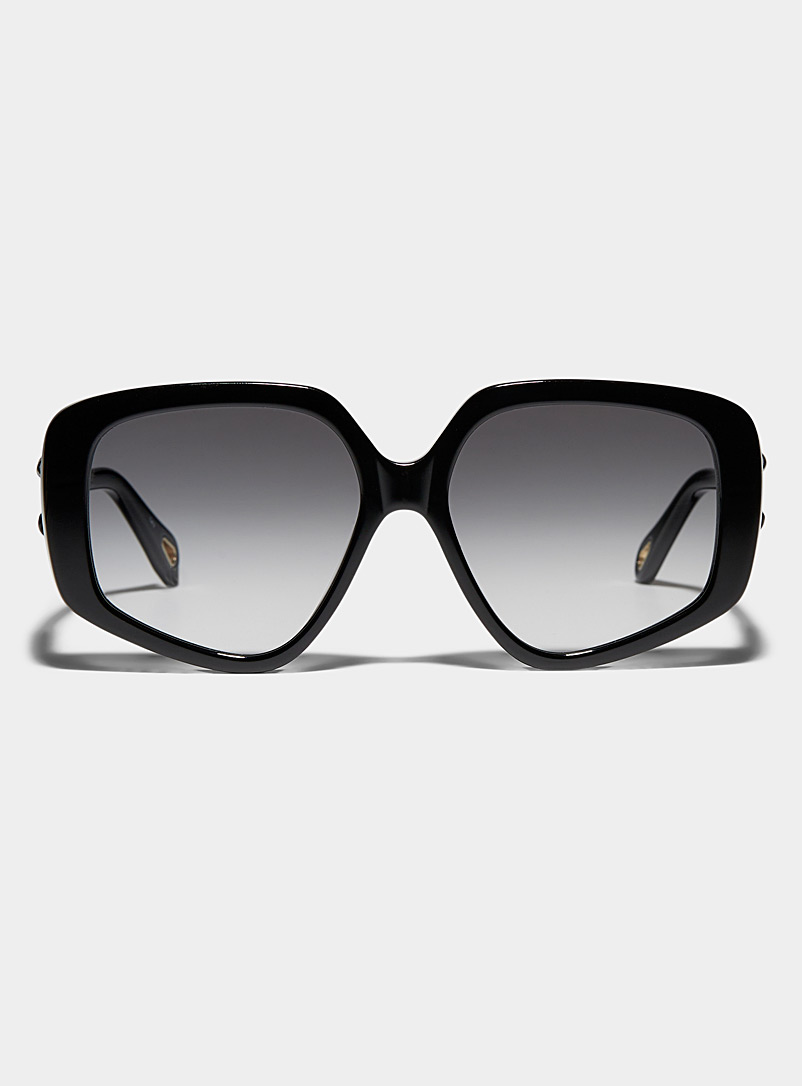 Chloé Black Mony angular sunglasses for women