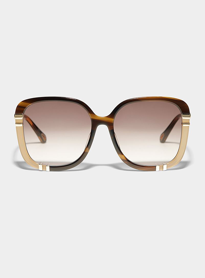 Chloé Medium Brown West massive sunglasses for women