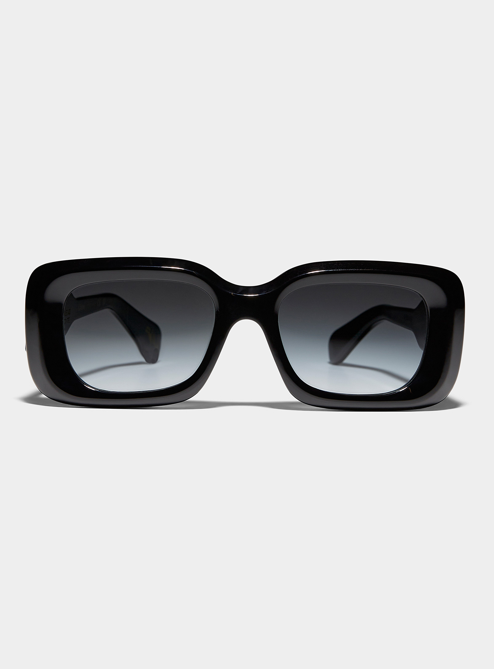 Chloé Gayia Rectangular Sunglasses In Black