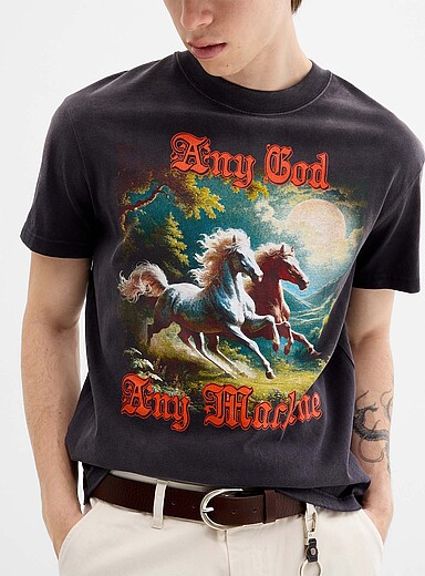 Horseplay graphic T-shirt