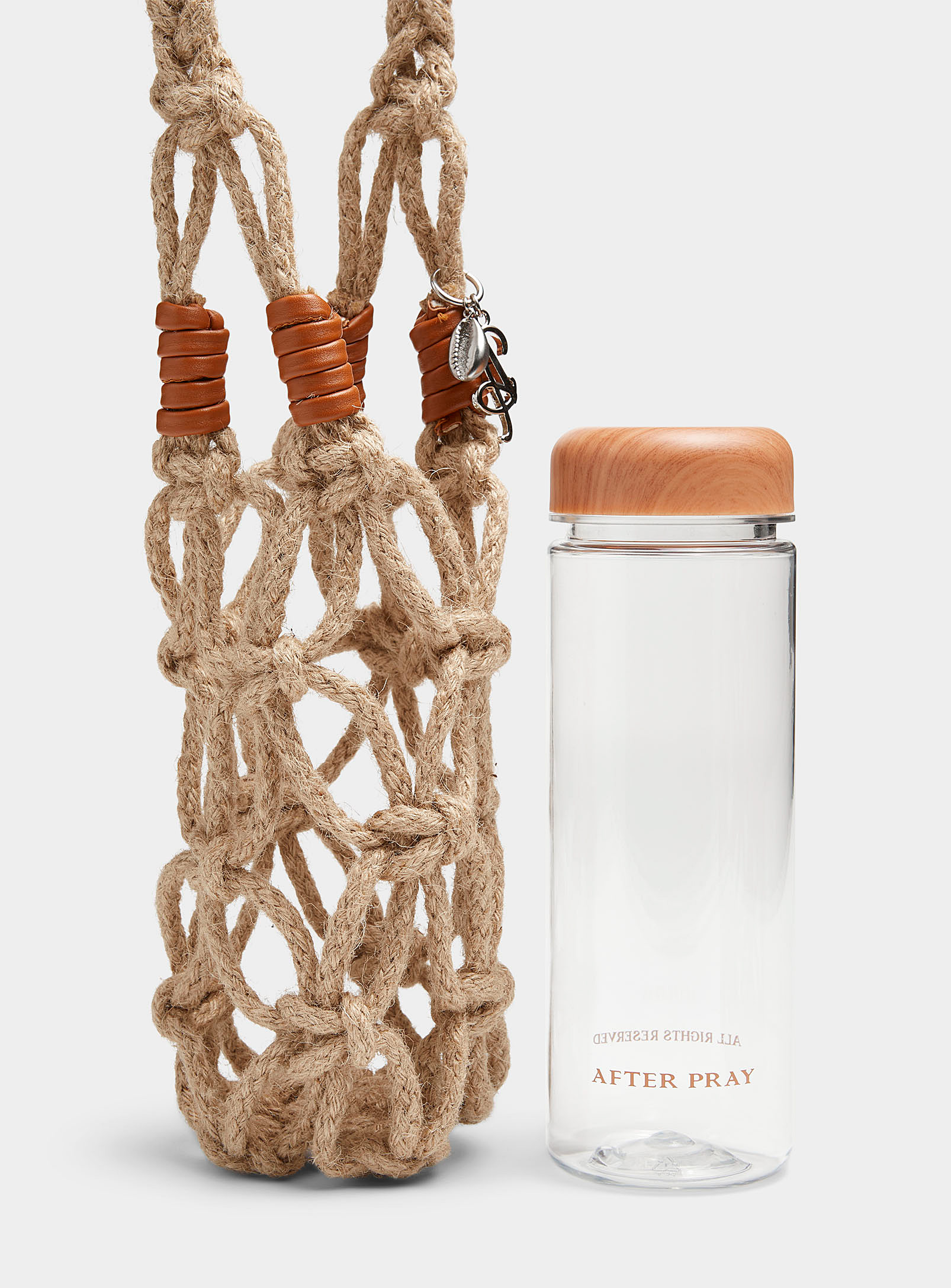 AFTER PRAY - Le sac corde tressée et bouteille