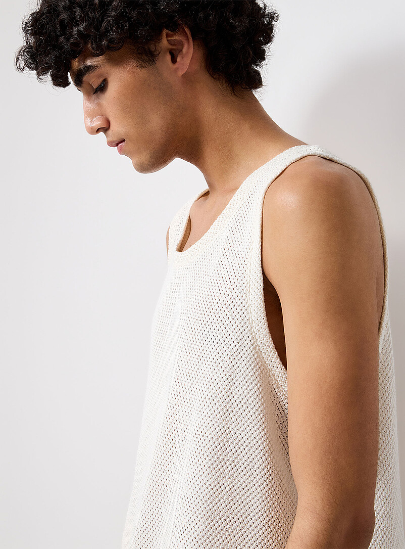 Openwork knit tank product image 2