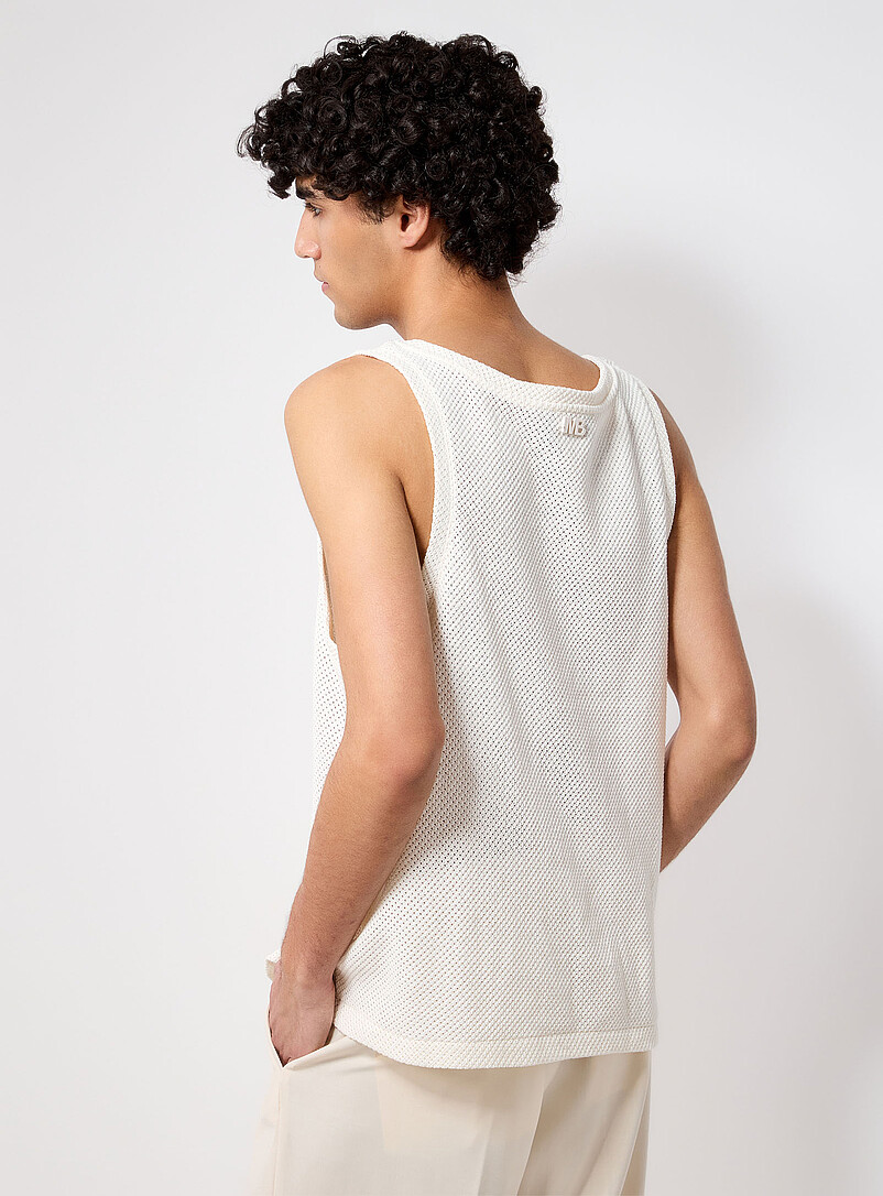 Openwork knit tank product image 3