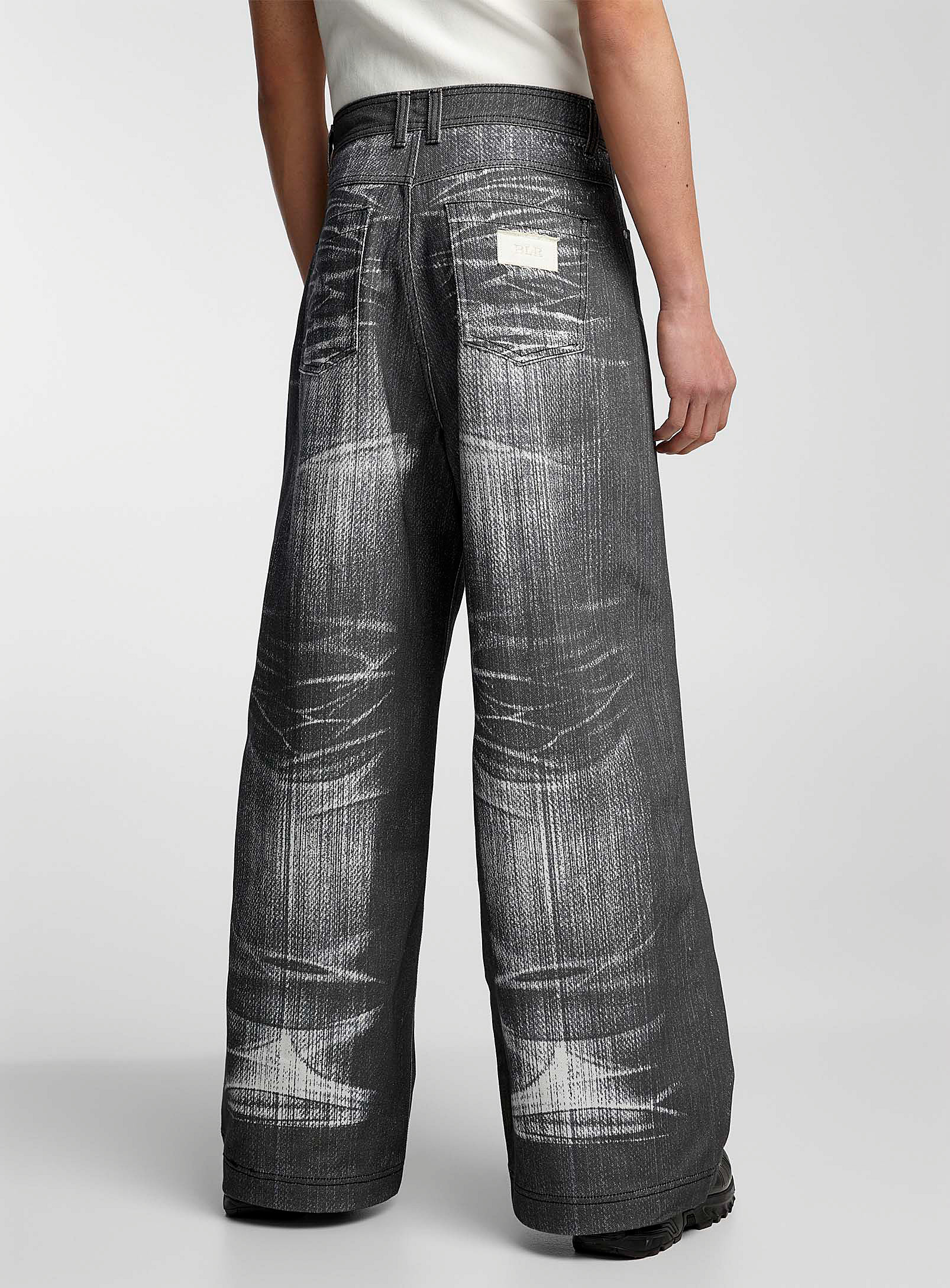 BLR - Le jean large imprimé Coupe relaxe