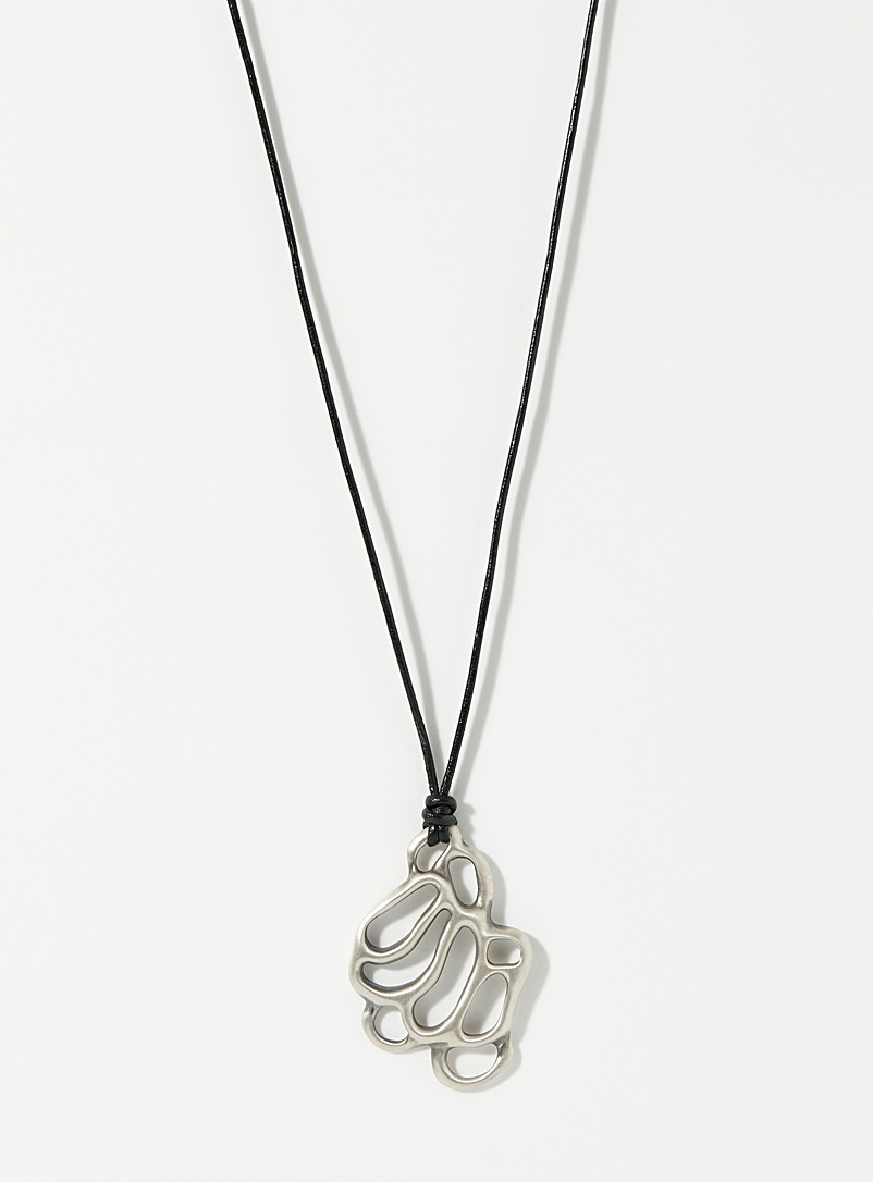 Paul Edward Silver Curio sterling silver pendant necklace for men