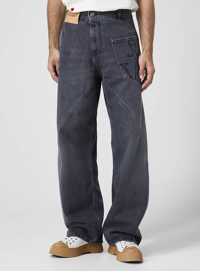 Signature anchor twisted carpenter jean | JW Anderson | | Simons