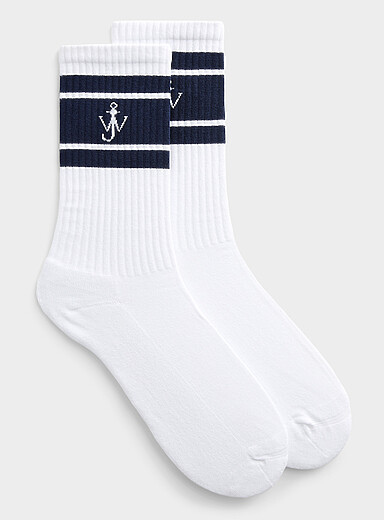 Anchor logo sport socks One pair