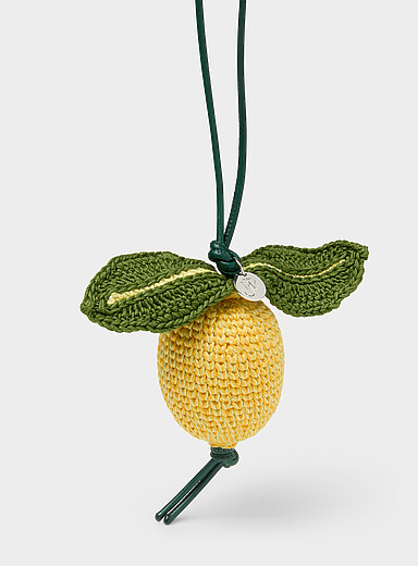 Le porte-cl&eacute;s citron