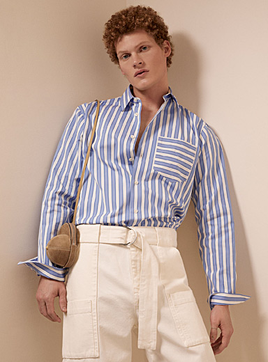 Patchwork striped shirt | JW Anderson | J.W. Anderson | Simons