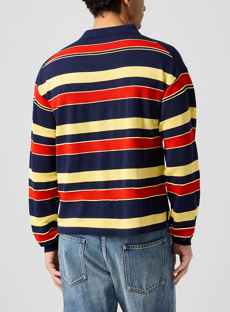 Cotton-wool rugby polo shirt | JW Anderson | | Simons