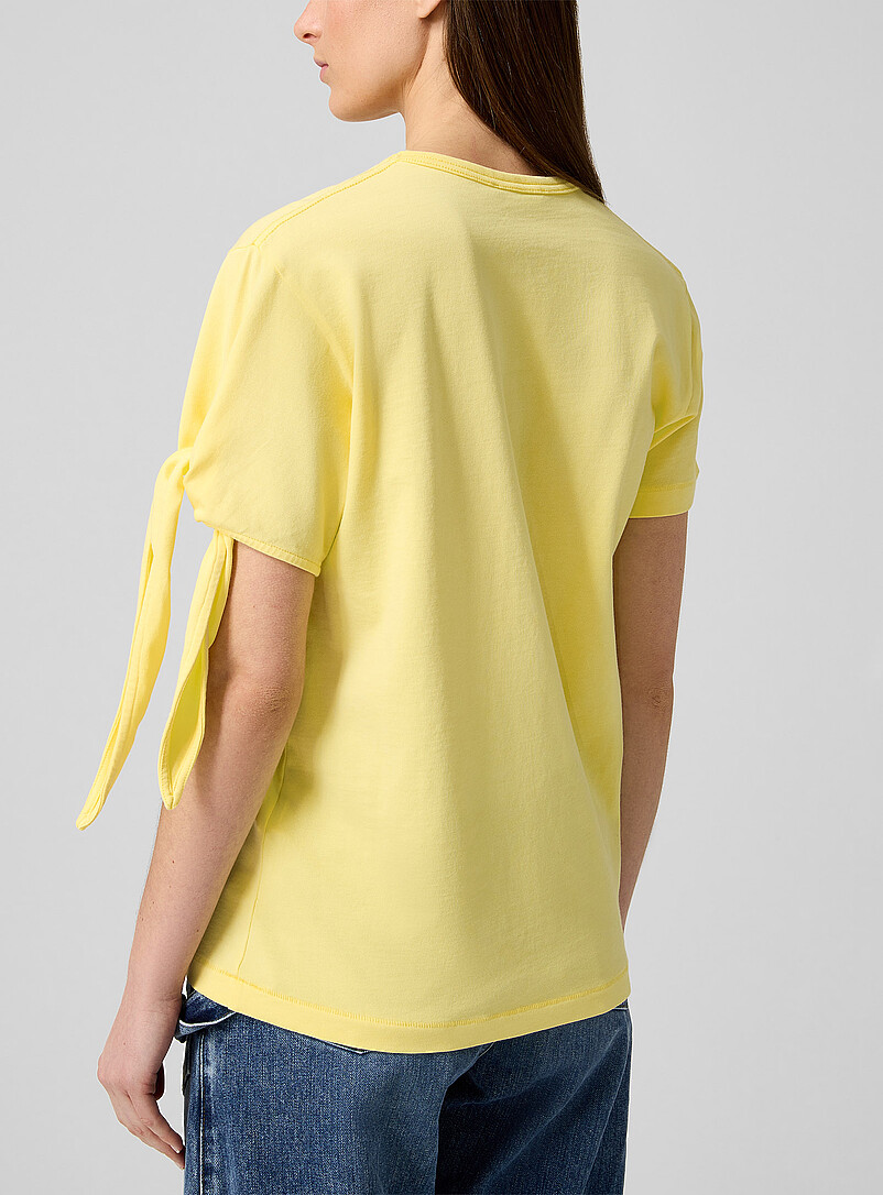 100% cotton knotted sleeve T-shirt | JW Anderson | | Simons