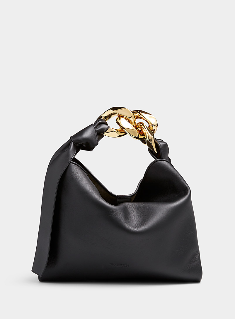 JW Anderson: Le sac besace Chain Noir pour femme