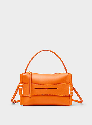 JW Anderson Orange Small loafer leather bag for women