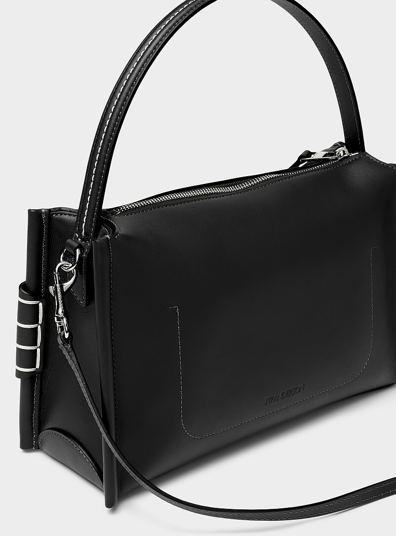 JW Anderson Black Loafer leather bag for women
