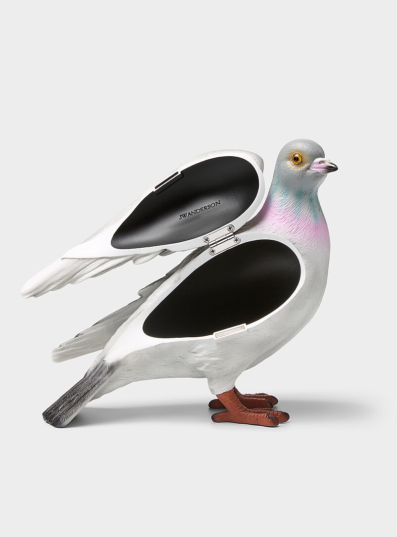 JW Anderson Grey Pigeon clutch for women