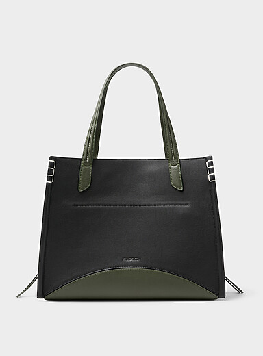 JW Anderson Black Loafer suede bucket bag for women