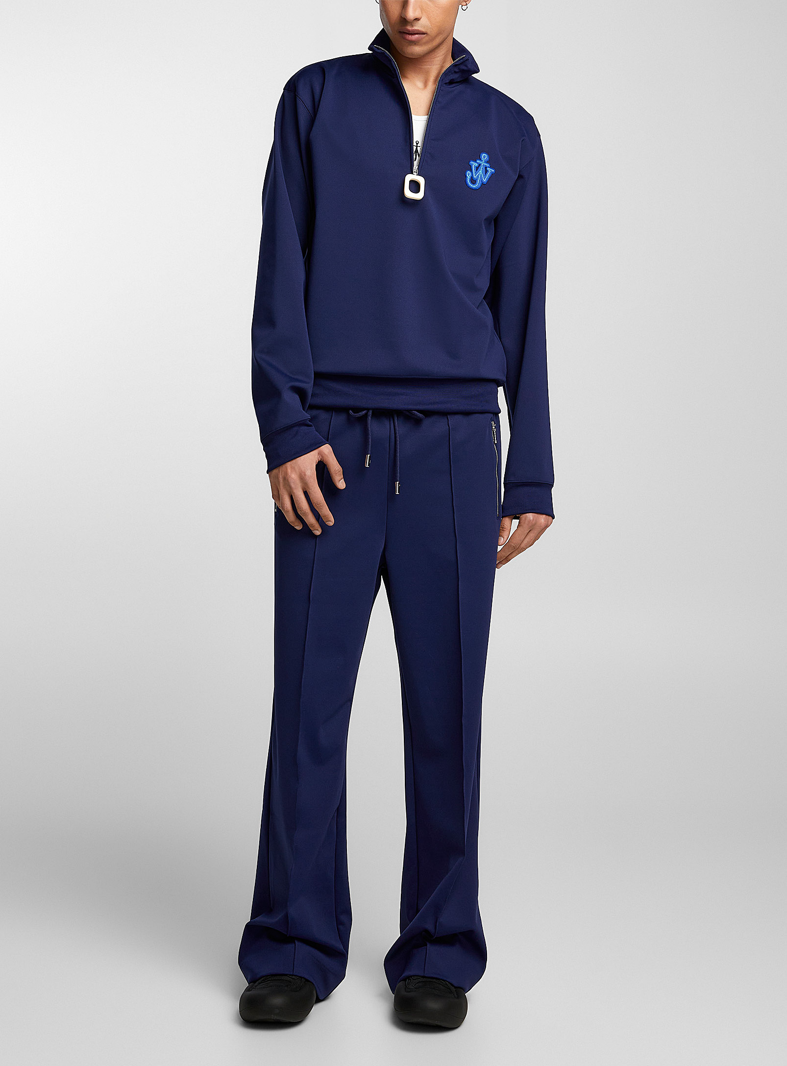 JW Anderson - Men's Pleated blue jogger