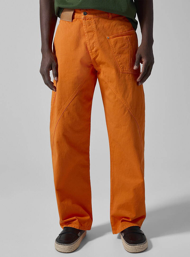 Orange twisted carpenter pant product image 2
