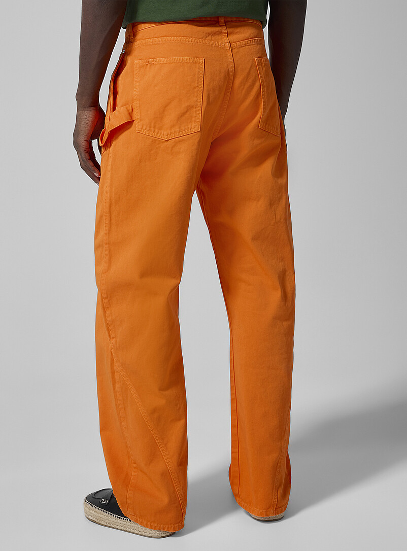 Orange twisted carpenter pant product image 3